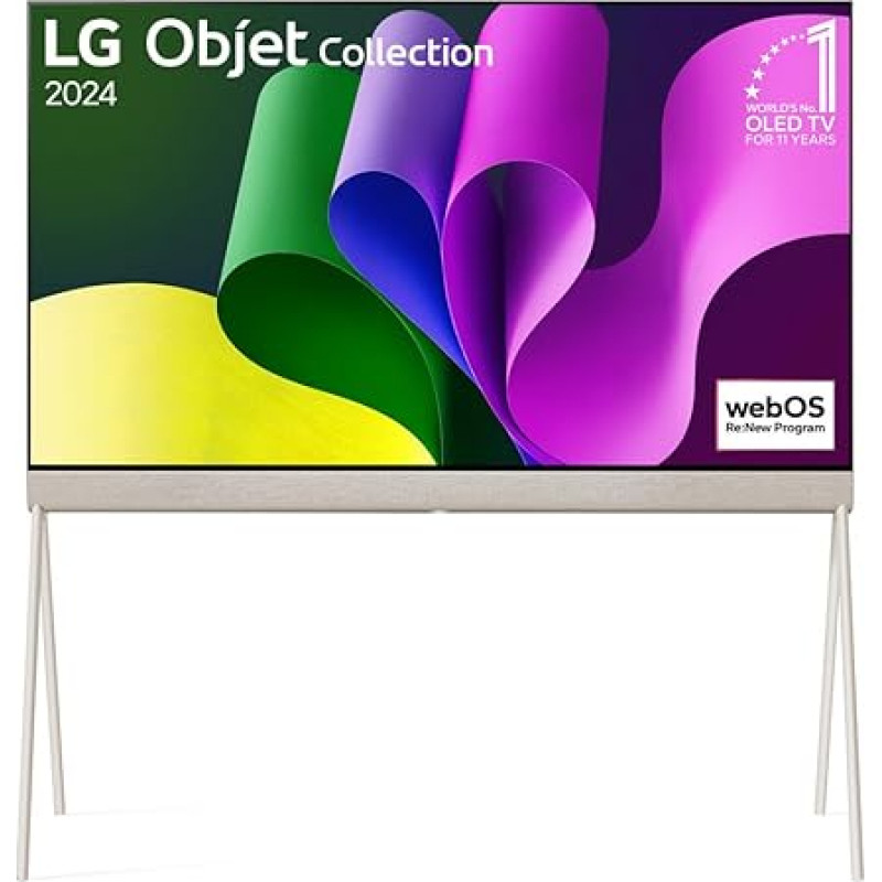 LG 55LX1T6LA TV 55 Inch (139 cm) OLED evo TV (α9 Gen7 4K AI Processor, Dolby Vision, up to 144Hz) [Model Year 2024]