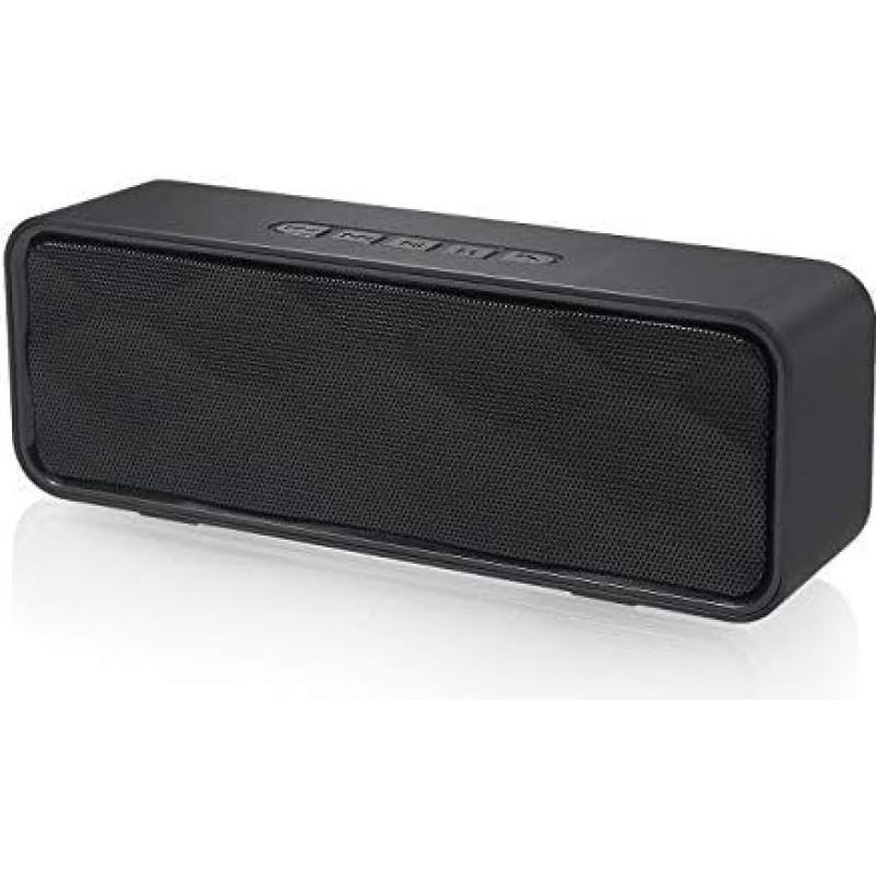 Husan Wireless Bluetooth Speaker with AUX/USB/TF Card Slot, Portable Outdoor Speaker with HD Audio, Reinforced Bass, Hands-Free Function, FM Radio Speaker for Travel, Party