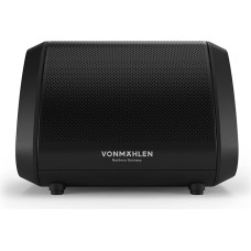 VONMÄHLEN Air Beats Mini Wireless Bluetooth Speaker with Distinctive Sound, Waterproof Music Box for 13 Hours of Music Enjoyment, Compatible with All Bluetooth-Enabled Devices (Black)