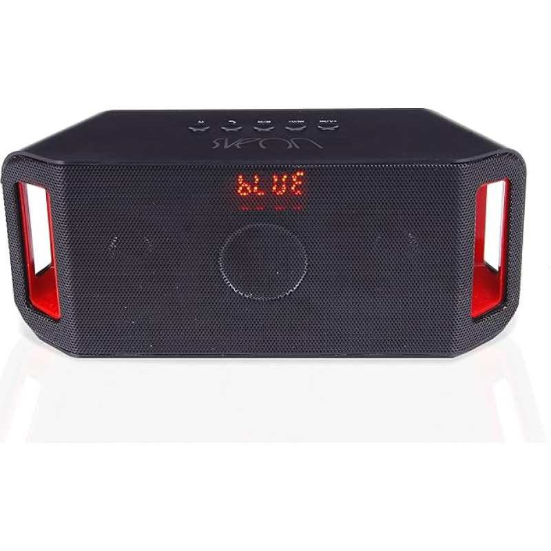 Sveon SON36_01 Bluetooth Speaker with USB/MicroSD MP3 Player and Radio - Black