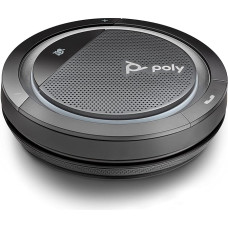 Poly Calisto 5300-M Mobile Conference Speaker with USB-A Connection, Full Duplex Audio, Voice Prompt, Microsoft Teams, Black