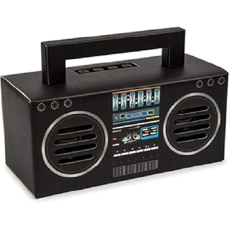 Kooltech SPRC 016624 Bluetooth Speaker Radio Cassette Design Black