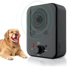 HXWEB PET Anti-Bark prietaisas, ultragarsinis šunų atbaidymo ir dresavimo prietaisas Stop Bark Anti-Barking Agent, saugus ir veiksmingas šunų lojimo atbaidymo įrenginys lauke dideliems, vidutiniams ir mažiems šunims