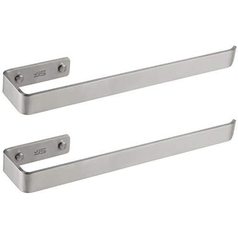 JS rankšluosčių džiovintuvas - nerūdijantis šlifuotas plienas, montuojamas ant sienos ir spintelės, skirtas vonios kambariui ir virtuvei