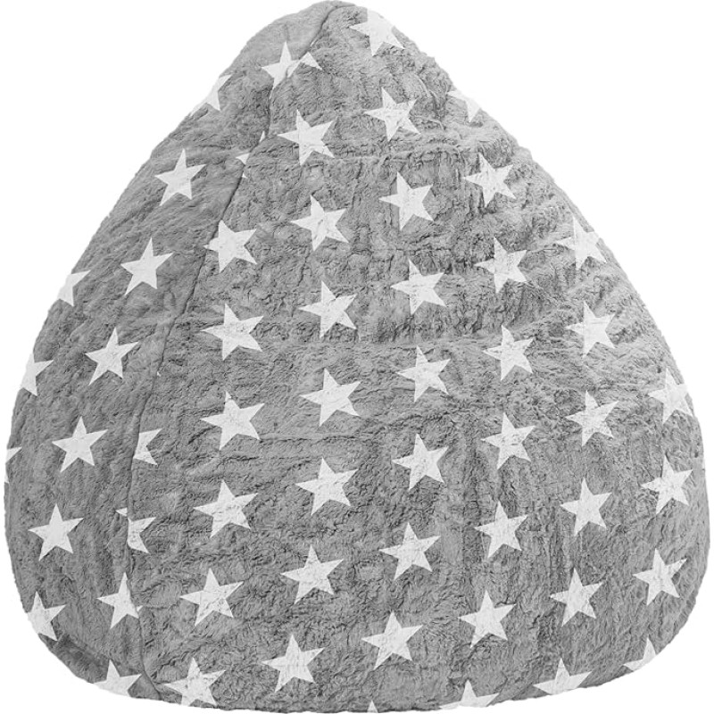 Sitting Point Fluffy Stars Bean Bag