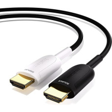 huaham 8K šviesolaidinis HDMI kabelis 10 m, 48 Gbps itin didelės spartos HDMI 2.1 kabelis 8K @ 60Hz 4K @ 120Hz, palaiko eARC RTX 3090 HDCP 2.2 ir 2.3 Dolby Suderinamas su PS5, Xbox Series X, Roku/Fire/LG CX