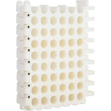 Cable Comb Tool 48-Hole Cable Dresser, Bundler and Organising Tool for Data Center, Server Rooms and Machine Room Wire Management and Organiser (6 Holes x 8 Rows, White)