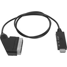 HDMI ir SCART keitiklio adapterio kabelis, HD daugialypės terpės sąsajos ir Scart kabelis, HD skaitmeninio vaizdo HDMI ir analoginio vaizdo bei L-R garso adapteris, skirtas televizoriui VHS VCR DVD