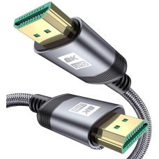 MAXGROUP 8K 10K HDMI 2.1 kabelis, 7,5 metro, 48 Gb/s didelės spartos, skirtas garso kolonėlėms, PS5 HDMI kabelis 8K @ 60Hz 4K @ 120Hz 2K @ 240Hz/144Hz, dinaminis HDR, 