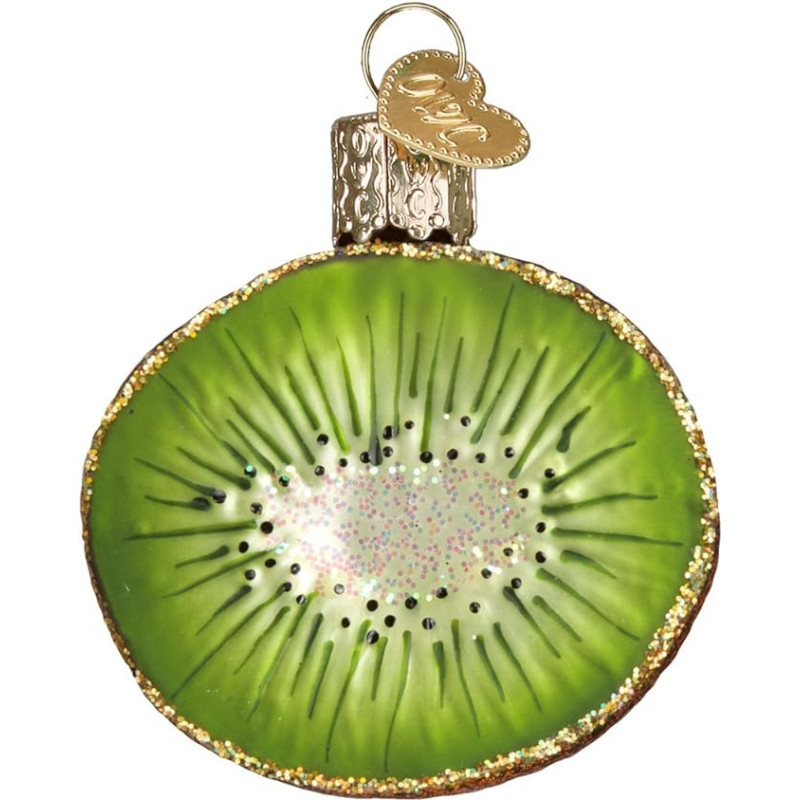 Old World Christmas Kiwi Glas geblasene Ornamente für Weihnachtsbaum