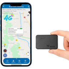Winnes TK903 Mini GPS seklys 4G su SIM kortele Programėlė / žiniatinklis Realaus laiko padėties nustatymas GPS seklys Vaikai Palaiko kelis aliarmo režimus Geofencing Istorinis maršruto rodymas Reikalinga prenumerata
