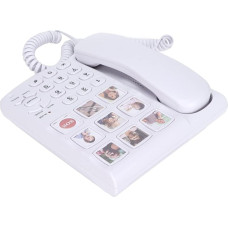 Telephone Landline, Ld-858Hf Wired Big Buttons Fixed Phone Photo Storage Wired Phone Support One Key Dialing/Handsfree