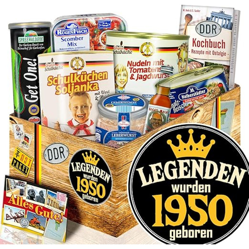 Legends 1950 + Birthday Gift Box + Gift Set DDR
