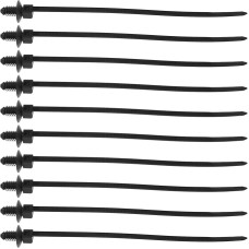 20 vnt. nailono užtrauktukų 170 mm x 4,8 mm, skirtų šeimos statybų pramonei, elektronikos pramonei, automobiliams, kabeliams, kabelių komponentams