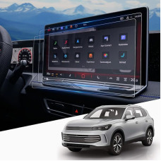 WEIPIN Pack of 2 15 Inch Compatible with V-W Ti-guan 3 2024 2025 Navigation Screen Protector 6H Scratch-Resistant GPS Screen Protector Discover Pro Max Accessories