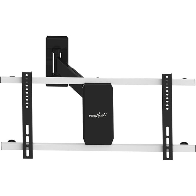 PureMounts PM-EASYFLEX-65 Wandhalterung für Fernseher bis 178cm (70 Zoll), ultraflach, vollbeweglich, Wandabstand: 40-305mm, Traglast: max. 30 kg, VESA 600