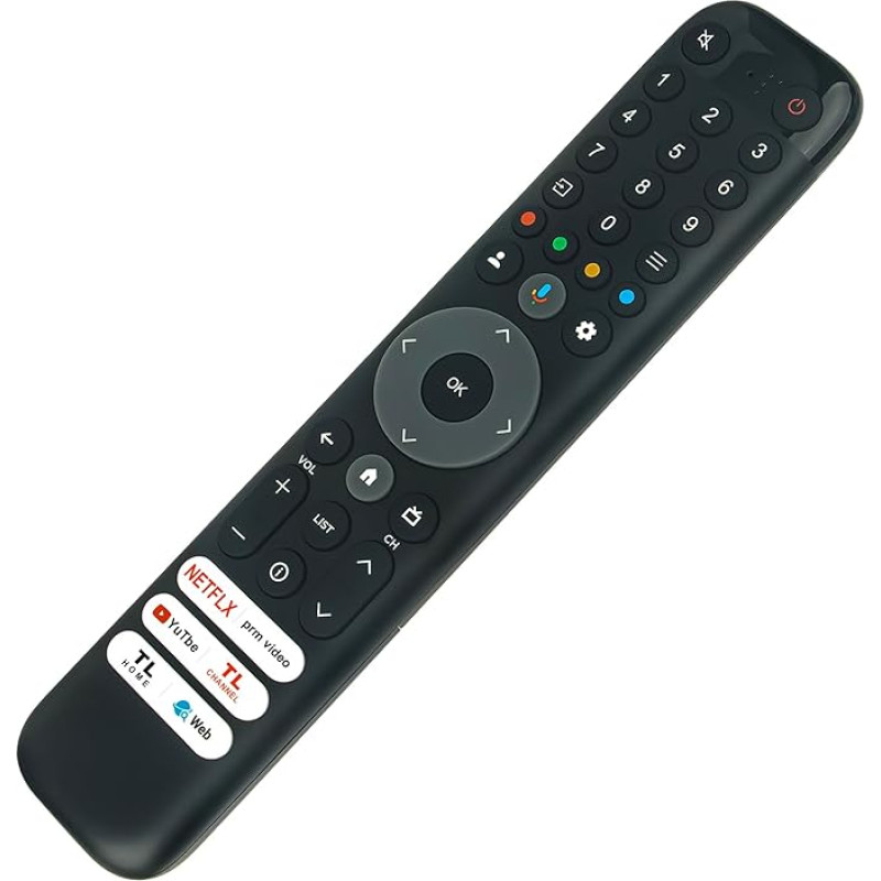 RC833-GUB1 VINABTY Pakeisti balso nuotolinio valdymo pultą, tinkantį TCL Smart TV 65C845 50 55 75 65C745 43LC645 55C645 65C645 65C645 85C845 RC833GUB1