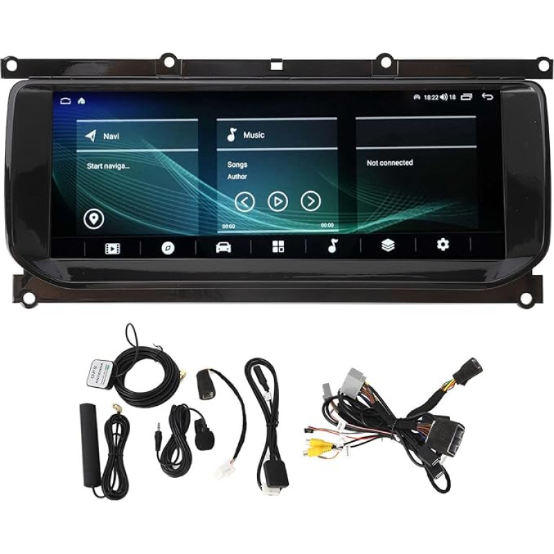 Automobilinis radijo imtuvas Evoque L538 2012-2018, 10.25 jutiklinis ekranas, automobilinis multimedijos grotuvas, automobilinis stereo imtuvas, palaiko 4G WiFi, GPS navigaciją, Carplay, skirtas