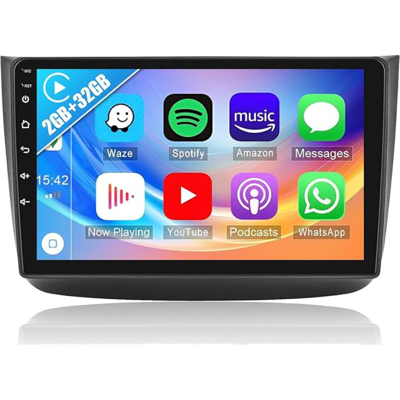 2G + 32G Android 13 automobilinis radijas su navigacija, skirtas Mercedes-Benz Viano 2004-2011, Vito 2010-2015 su Carplay Android Car, 10 colių ekranas Bluetooth WiFi SWC + atbulinės eigos kamera