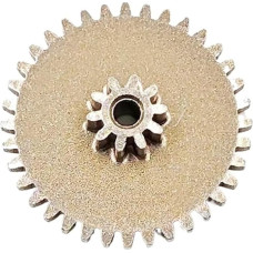 KYATON krumpliaračiai Sprocket Gear Motor Gear 36102B Dviguba formos pavara 36T+10T 36 dantų 0,5 m 10 dantų 0,5 m skylė 2 mm Loose Fit Metal Sprocket Toy Robot DIY Model