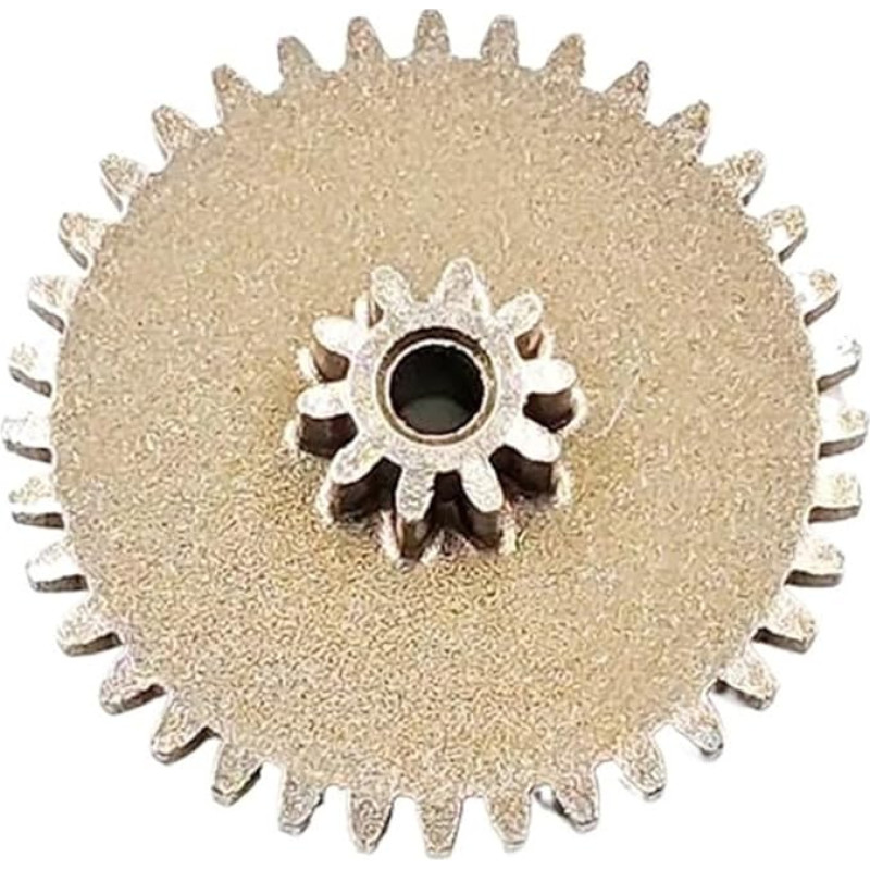 KYATON krumpliaračiai Sprocket Gear Motor Gear 36102B Dviguba formos pavara 36T+10T 36 dantų 0,5 m 10 dantų 0,5 m skylė 2 mm Loose Fit Metal Sprocket Toy Robot DIY Model