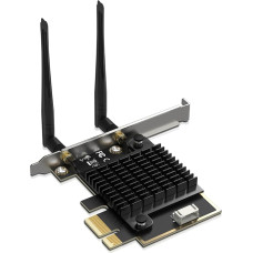 NICGIGA WiFi 7 PCIe belaidžio ryšio kortelė Intel BE200 NGW Bluetooth 5.4 5800Mbps Palaiko Windows 10/11 (64 bitų) Idealiai tinka WiFi7/WiFi6E/WiFi6/WiFi5 maršrutizatoriams ir belaidžiams prieigos taškams