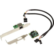 KALEA-INFORMATIQUE Mini PCI Express tinklo valdiklio kortelė 1 LAN 2.5 GIGABIT Ethernet prievadas su Realtek RTL8125 mikroschemų rinkiniu