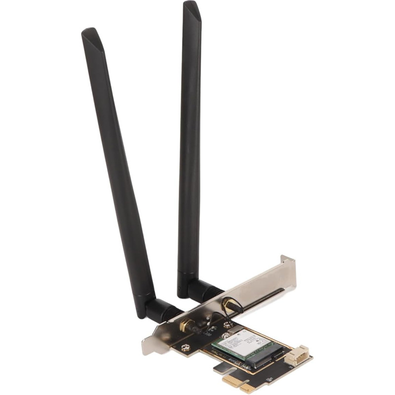 PCIe WiFi kortelė, BE200NGW WiFi 7 kortelė, 2.4G 5G 6G Bluetooth 5.4 8774Mbps PCIe X1 belaidžio tinklo adapterio kortelė, palaiko Windows 10 11 PC