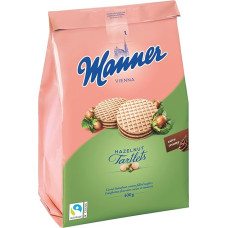 Manner Tartchen | Crispy Biscuits with Hazelnut Cream | Pack of 1 (400 g)