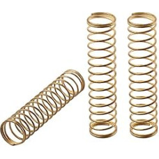 Twist Spring, Trumpet Pressure Springs, Trumpet Valve Springs, Shock Absorbing Springs, Trumpet Springs, Gold, Pack of 3