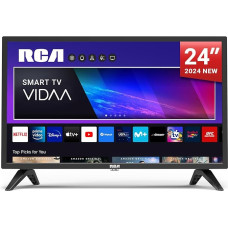 RCA VRS24HF1 Smart TV 24 Inch (60 cm) LED HD VIDAA TV with WiFi, Triple Tuner (DVB-T/T2, DVB-C, DVB-S/S2), App Store, Netflix, YouTube, HDMI, USB, CI/CI+, Hotel Mode (2024)