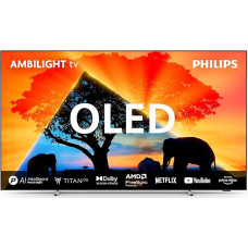 Philips Ambilight 55OLED759 4K OLED Smart TV - 55-Zoll Display mit P5 AI Perfect Picture Ultra HD, Titan OS, Dolby Vision und Dolby Atmos, Funktioniert mit Alexa und Google Sprachassistent