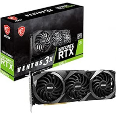 MSI GeForce RTX 3080 Ti VENTUS 3X 12G OC žaidimų vaizdo plokštė - NVIDIA RTX 3080 Ti, GPU 1695 MHz, 12 GB GDDR6X atminties, juoda