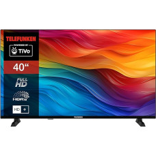 Telefunken TiVo TV 40 Inch Smart TV Powered (Full HD, HDR, Triple Tuner, 6 Months HD+ Included) XF40TO750S