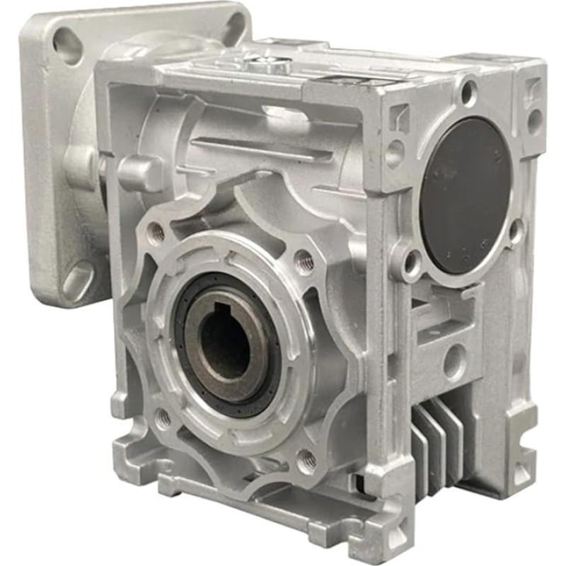 NMRV40 RV040 Greičio reduktorius sliekinis nuolatinės srovės elektroninis starteris pavarų dėžė 18mm išėjimas 5:1-100:1 Sliekinis pavarų dėžės greičio reduktorius IINKUEYK (80-1)