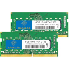 RASALAS 16GB rinkinys (2x8GB) DDR4 2133MHz PC4-17000 Non-ECC Unbuffered 1.2V CL15 1Rx8 PC4-2133P Nešiojamųjų kompiuterių atminties RAM atnaujinimas 8GB