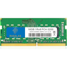 RASALAS 16GB 8GB DDR4 3200MHz (DDR4-3200) PC4-25600 Non-ECC Unbuffered 1.2V CL22 1Rx8 1X16GB Single Rank 260 Pin Laptop RAM atnaujinimas