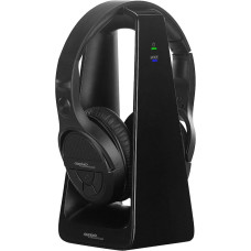 auvisio 2.4GHz Wireless Stereo Headphones with Charging Dock OK-300