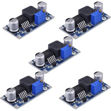 XL6009 DC-DC Boost Power Module with Adjustable Output via LM2577 4A Current 3-32V 400KHz Pack of 5