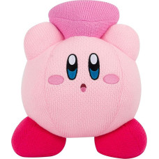 TOMY Nuiguru Knit Kirby Plushhie - Kirby ir draugas širdies pliušinis žaislas - mezgimas ir nėrimas - kolekciniai megzti pliušiniai žaislai - minkšti, jaukūs pliušiniai žaislai ir Kirby kambario dekoras - 15