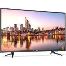 TechniSat TECHNILINE 32 ISI 2 - Full HD Smart TV (32 Inches, 1080p, Single Cable TwinTuner, USB, ELAC Subwoofer, Connect App, ISIO Internet, UPnP Access, Prepared for Pay TV) Titanium, Model Year 2023