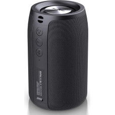 Bluetooth Speaker, Portable Wireless Speaker with TWS, Bluetooth 5.0 Stereo Sound HD Microphone, TF Card/AUX Hands-Free Calls, 12H Playtime