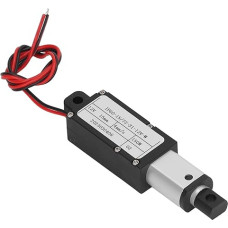 Mikro linijinis cilindras, 12 V 15 mm žingsnio mini elektrinis linijinis cilindras, 150N 4 mm/s vandeniui atsparus mikro elektrinis linijinis cilindras namų ūkiui (be laikiklio)