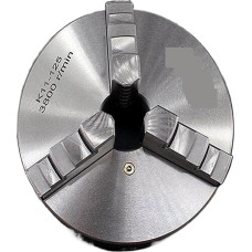 Pasukamas guolis, 3 žiaunų tekinimo staklių griebtuvas, 80 mm, 100 mm, 125 mm, 130 mm, 160 mm, 200 mm, savicentruojantis metalo griebtuvas, CNC metalo apdirbimo įrankis (dydis: 125 mm)