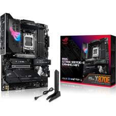 ASUS ROG Strix X870E-E Gaming WiFi pagrindinė plokštė Socket AM5 (AMD, X870E, ATX, 18+2+2 maitinimo pakopos, Dynamic OC Switcher, Core Flex, DDR5, WiFi 7, M.2, PCIe 5.0)