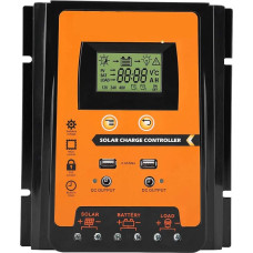 Keenso 12V / 24V 30A / 50A / 70A MPPT Solar Charge Controller Solar Panel Battery Controller Dual USB LCD Display (70A) Car and Motorcycle Parts