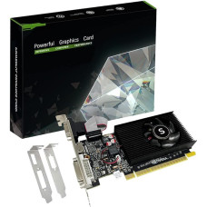 SAPLOS žemo profilio GT210 vaizdo plokštės kompiuteriui, 1 GB vaizdo plokštė, DDR3 64 bitų, HDMI DVI VGA, PCI Express x16, DirectX 10