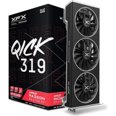 XFX Speedster QICK319 AMD Radeon RX 6700 XT Ultra žaidimų vaizdo plokštė su 12 GB GDDR6 HDMI 3xDP AMD RDNA 2 RX-67XTYPUDP