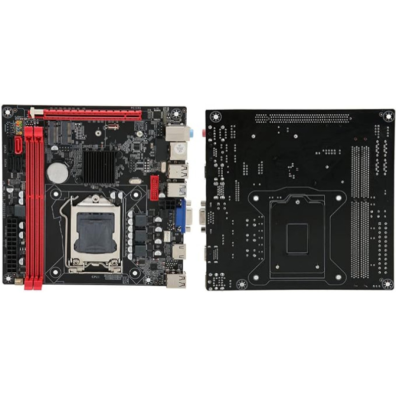 VBESTLIFE Žaidimų pagrindinė plokštė PCIe 16X DDR3 atmintis VGA HD prievadas Daugiafazis maitinimo šaltinis SATA3.0 LGA1155 ATX B75A Kompiuterių pagrindinė plokštė 100M tinklas