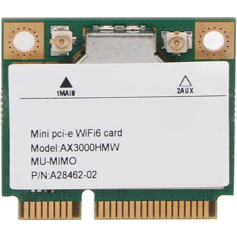 Bewinner AX3000HMW PCIE WLAN kortelė, 3000 Mbps dviejų juostų belaidžio PCIe tinklo adapteris, belaidė 